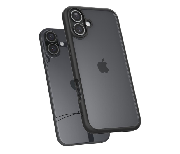 SPIGEN Ultra Hybrid do iPhone 16 Plus Matte Black ACS08072 - 1279663 - zdjęcie 4
